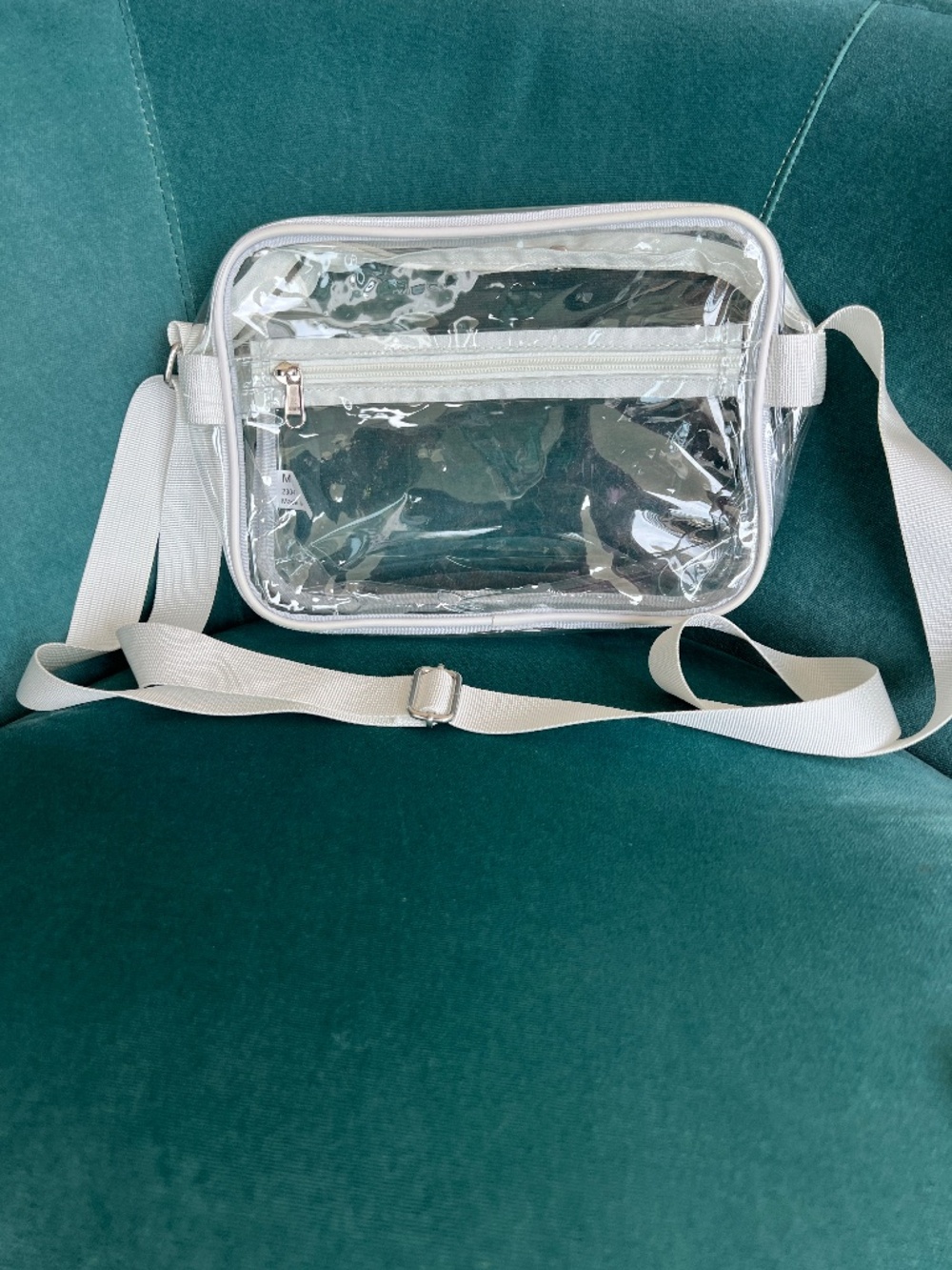 tote/purse - clear plastic - brand new